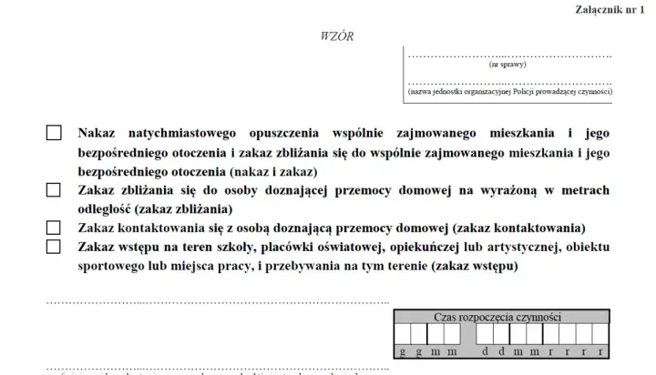 Zakaz zbliżania się Policji: Jak działa i chroni przed przemocą?